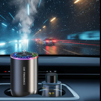 Автомобильный увлажнитель воздуха с ароматерапией и LED подсветкой звездного неба Ocean, 50 мл