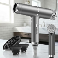 Фен іонізувальний професійний Hairdryer 1000 Вт режим холодного повітря самоочищення