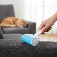 Многоразовый силиконовый ролик для чистки одежды, мебели и шерсти животных