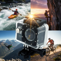 Экшн камера DVR SPORT S3R Wi Fi с пультом, спортивная видеокамера Водонепроницаемая спортивная экшн-камера