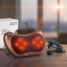 Массажная подушка шиацу с подогревом CHM-8028, массажер спины, тела и шеи