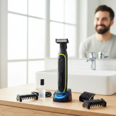 Триммер для стрижки волос и бороды VGR V-017, аккумуляторный, беспроводной, водонепроницаемый IPX5