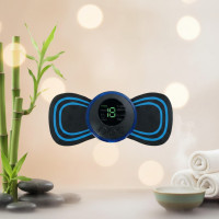 Импульсный массажер миостимулятор бабочка, электростимулятор для восстановления и тренировки упругости пресса