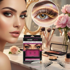 Набор магнитных ресниц Накладные линии ресницы  3 Second Lash Magnetic Eyelash Kit