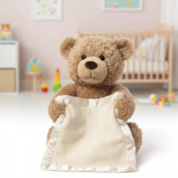 Детская мягкая игрушка интерактивная Мишка  Peekaboo Bear Brown 30 см