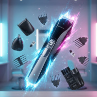 Набор Для Стрижки Волос Kemei Km-600 11 В 1 Стайлер, тример, машинка