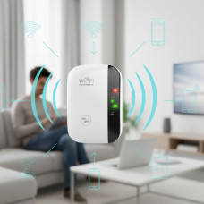Усилитель сигнала Wi-Fi Wireless-N, беспроводной репитер для дома, 2dBi