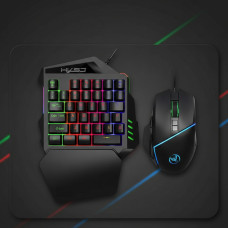 Игровая клавиатура с подсветкой + мышка 198I G506 Черный набор