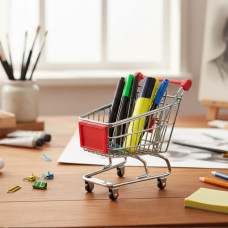 Декоративная Подставка Мини тележка Подставка для мелких принадлежностей