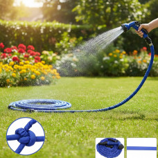 Поливочный шланг X HOSE длиной 30 метров с расширяемой конструкцией и распылителем / Шланг для полива