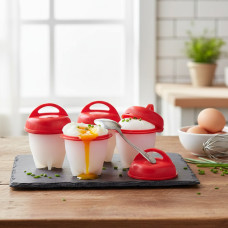 Формы для варки яиц, силиконовые Silicone Egg Boil набор для варки яиц без скорлупы 6 шт