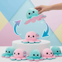 Двусторонняя игрушка мягкая Осьминог МИКС color Changing soft toys Игрушка антистресс перевертыш