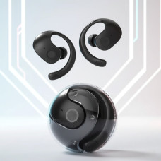 Беспроводные спортивные наушники MDR OWS T2 Bluetooth 5.3 с микрофоном, сенсорным управлением и кейсом, черные