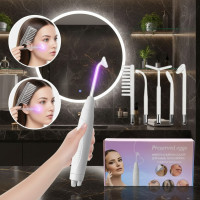 Дарсонваль аппарат для лица и тела с 5 насадками, косметологический прибор против акне для ухода за кожей