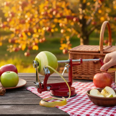 Прибор для чистки и нарезки яблок Core Slice Peel Яблокочистка