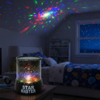 Світильник проєктор зоряного неба Нічник Star Master USB + адаптер 220 В