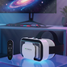 Очки виртуальной реальности SHINECON SC-G05a 3D с пультом белые
