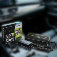 Універсальний зарядний пристрій автомобільний для ноутбука Power Inverter 120 W 12 V + 220 V