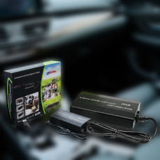 Универсальное зарядное устройство автомобильная для ноутбука Power Inverter 120W 12V+220V
