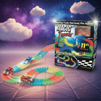 Перегонова траса Magic Dazzle tracks з неоновою підсвіткою 220 деталей