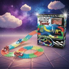 Гоночная трасса Magic Dazzle tracks с неоновой подсветкой 220 деталей