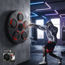 Интерактивная боксерская мишень Boxing с LED подсветкой, сенсорным управлением, Bluetooth и USB-зарядкой