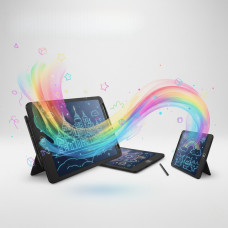 Цветной графический планшет LCD-планшет для рисования Writing Tablet 12 дюймов Черный