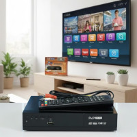 Цифровой тюнер TS/S2 9902 DVB T2 12 V TV приставка к ТВ