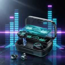 Беспроводные вакуумные наушники M10 MDR BT Bluetooth с кейсом для зарядки