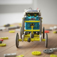 Конструктор на солнечных батареях 14 in 1 Робот конструктор SOLAR ROBOT с солнечной панелью и моторчиком