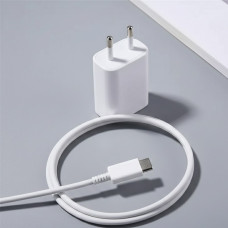 Сетевой адаптер 45W с кабелем Type-C/Type-C для быстрой зарядки PD3.0, черный
