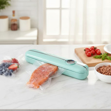 Вакуумный упаковщик Automatic Vacuum Machine 90W для продуктов с функцией герметичной запайки