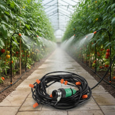 Садовый туманообразователь для беседок Patio Mistcooling Kit 10 м FTBT автоматична система поливу саду