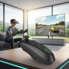 Беспроводной пульт управления Bluetooth геймпад для Android IOS VR 3D черный джойстик