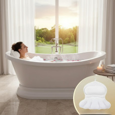 Подушка для ванны на присосках Bathtub Pillow 106 – комфортный подголовник для джакузи и ванны