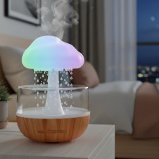 Увлажнитель воздуха и ночник Гриб RAIN HUMIDIFIER с эффектом дождя и подсветкой