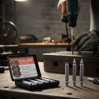 Набор экстракторов для извлечения сломанных болтов и саморезов  Easy Out Tool набор 4 шт