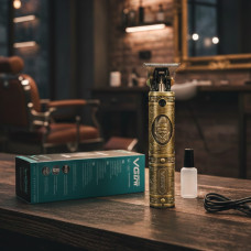 Беспроводная окантовочная машинка Hair Clipper WS-T99 для стрижки волос усов и бороды аккумуляторный
