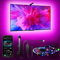 LED подсветка для телевизора RGBIC 4.2 м смарт лента для ТВ с синхронизацией экрана