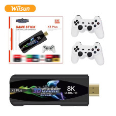 Игровая приставка Game Stick X3 Plus 8K ретро консоль HDMI беспроводной джойстик и пульт