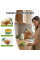 Контейнер для салата Salad Pad AND1662 300 мл салатник с боковым отверстием миска для заправки