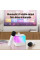 Портативная колонка K18 Bluetooth караоке RGB 2 микрофона FM USB TF AUX speaker