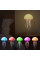 Ночник RGB лампа медуза декоративный светильник эффект воды LED настольный