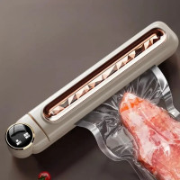 Вакуумний пакувальник LC-802 вакууматор Vacuum Sealer кухонний апарат для пакування продуктів