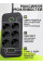 Мережевий фільтр Power Socket F06U подовжувач 6 розеток 4 USB Type-C 2 м