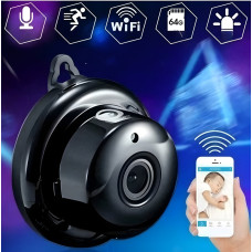 Мини камера V380 WiFi P2P IP 1080p видеоняня с удаленным просмотром и записью