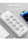 Сетевой удлинитель фильтр на 8 розеток 5 USB разветвитель с выключателем кабель 2 м