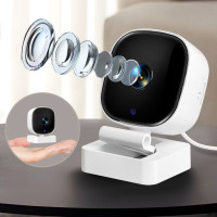Мини камера K7 Wi-Fi 1080P беспроводная камера видеонаблюдения видеоняня белая