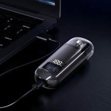 Тример для носа TX05 акумуляторний USB для видалення волосся в носі та вухах прозорий