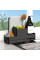 Диспенсер для моющего средства Dish Soap Dispenser кухонный с подставкой для губки черный